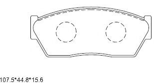 Тормозные колодки ASIMCO KD3747
