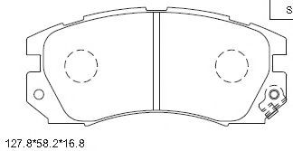 Тормозные колодки ASIMCO KD3781