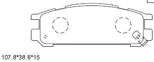 Тормозные колодки ASIMCO KD3782