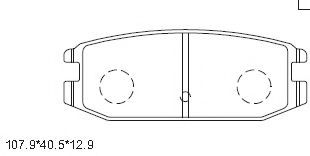 Тормозные колодки ASIMCO KD4204