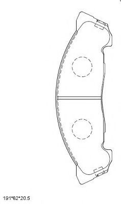 Тормозные колодки ASIMCO KD4429