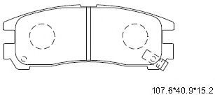 Тормозные колодки ASIMCO KD4624