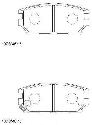 Тормозные колодки ASIMCO KD4720