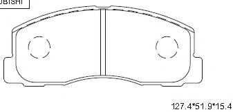 Тормозные колодки ASIMCO KD4724