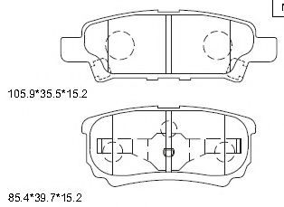 Тормозные колодки ASIMCO KD4730