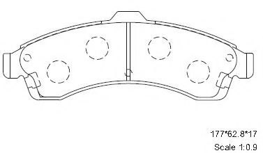 Тормозные колодки ASIMCO KD6303