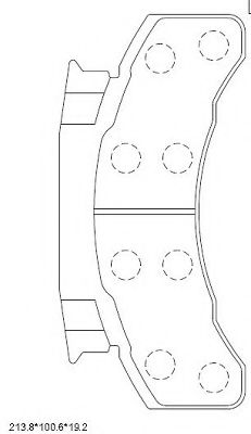 Тормозные колодки ASIMCO KD6318