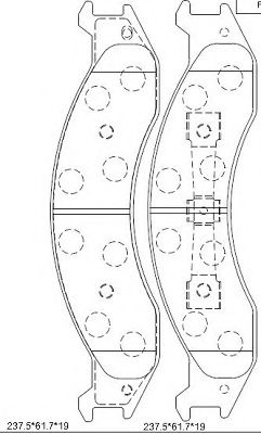 Тормозные колодки ASIMCO KD6320