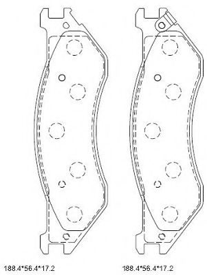 Тормозные колодки ASIMCO KD6330