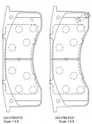 Тормозные колодки ASIMCO KD6336