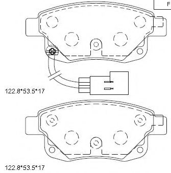 Тормозные колодки ASIMCO KD6602
