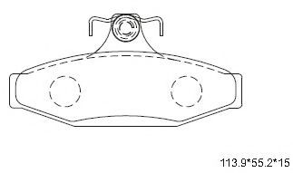 Тормозные колодки ASIMCO KD6713