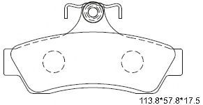 Тормозные колодки ASIMCO KD6716