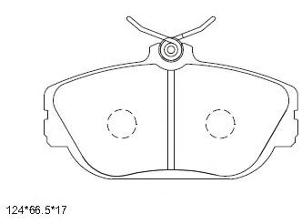Тормозные колодки ASIMCO KD6729