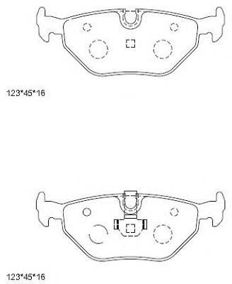 Тормозные колодки ASIMCO KD6737F