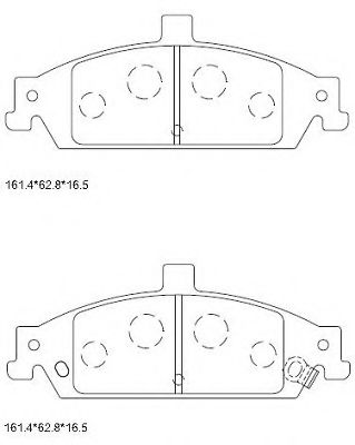 Тормозные колодки ASIMCO KD6759