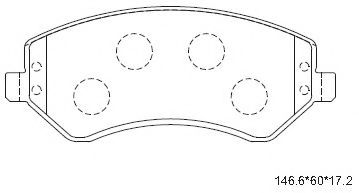 Тормозные колодки ASIMCO KD6784