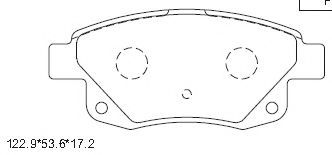 Тормозные колодки ASIMCO KD6789