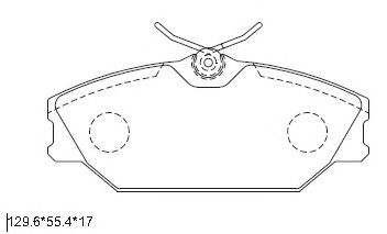 Тормозные колодки ASIMCO KD7501