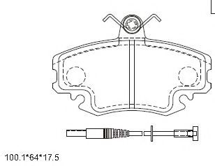Тормозные колодки ASIMCO KD7514