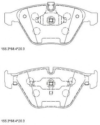 Тормозные колодки ASIMCO KD7535