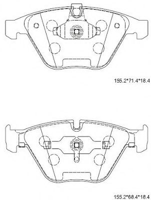 Тормозные колодки ASIMCO KD7535H
