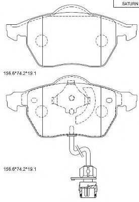 Тормозные колодки ASIMCO KD7718