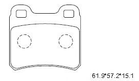 Тормозные колодки ASIMCO KD7731