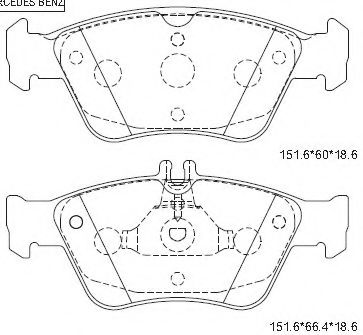 Тормозные колодки ASIMCO KD7746