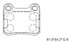 Тормозные колодки ASIMCO KD7770