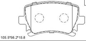 Тормозные колодки ASIMCO KD7792