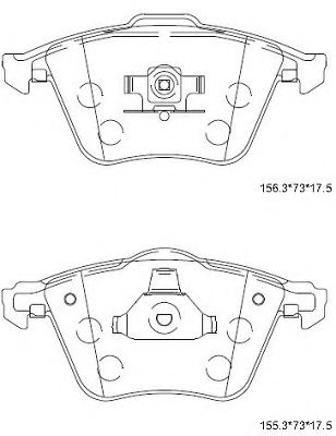 Тормозные колодки ASIMCO KD7798H