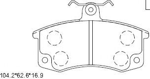 Тормозные колодки ASIMCO KD8702