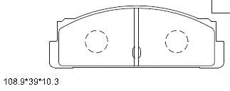 Тормозные колодки ASIMCO KD8705