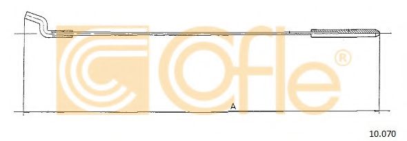 Тросик газа COFLE 10.070