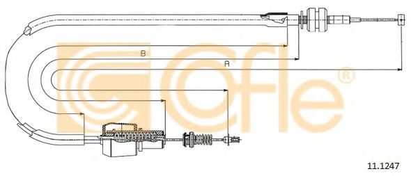 Тросик газа COFLE 11.1247