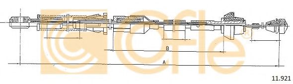 Тросик газа COFLE 11.921