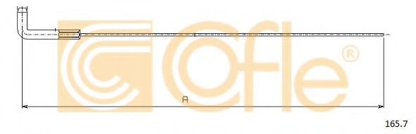 Тросик стартера cofle 165.7