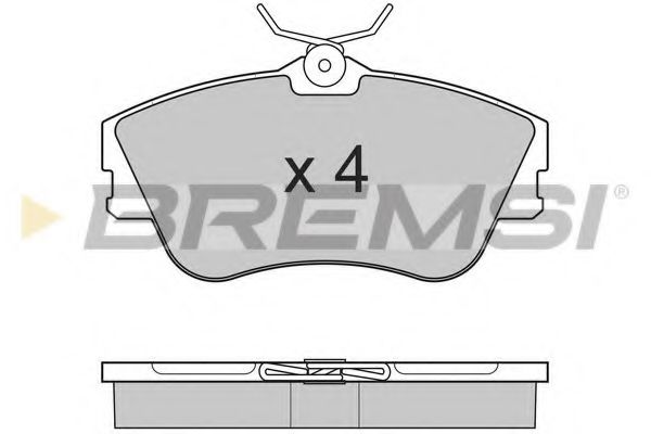 Тормозные колодки BREMSI BP2625