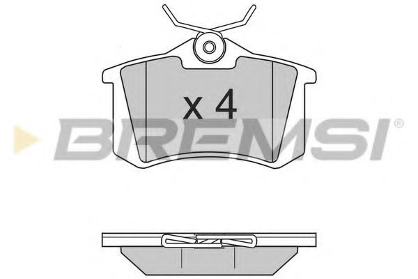 Тормозные колодки BREMSI BP2806