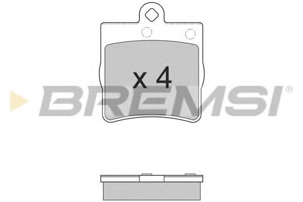Тормозные колодки BREMSI BP2861