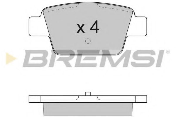 Тормозные колодки BREMSI BP2947