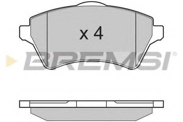Тормозные колодки BREMSI BP2960