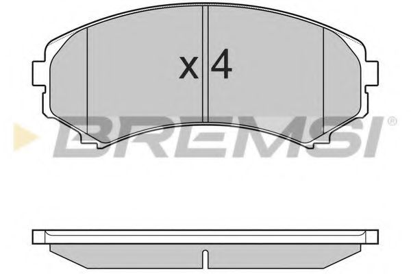 Тормозные колодки BREMSI BP3001