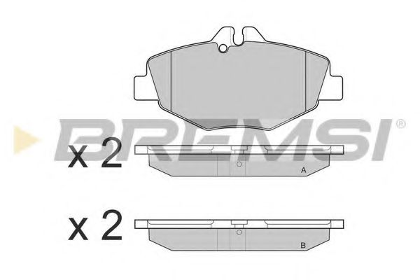 Тормозные колодки BREMSI BP3020