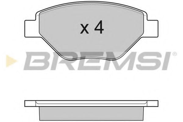 Тормозные колодки BREMSI BP3113