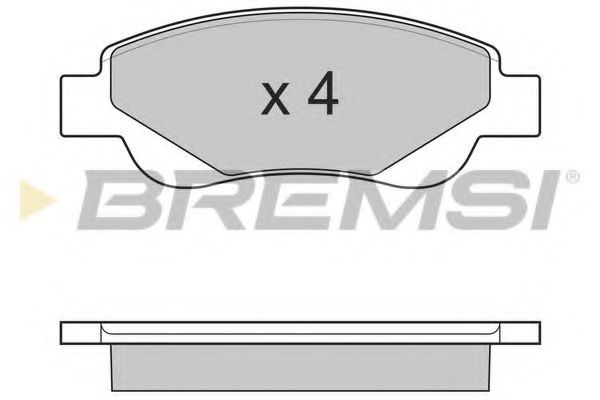 Тормозные колодки BREMSI BP3225