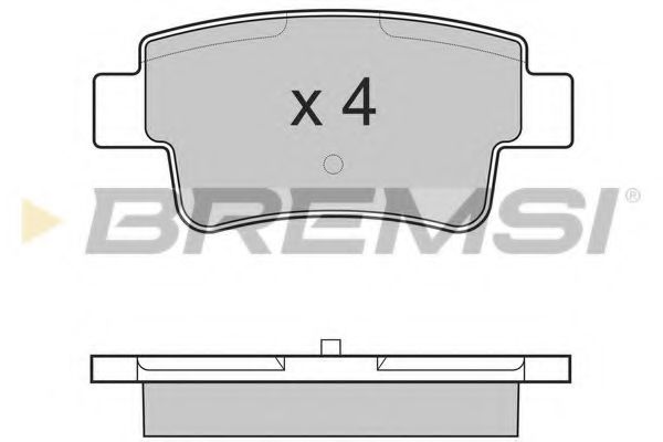 Тормозные колодки BREMSI BP3228