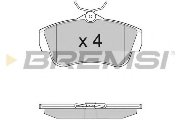 Тормозные колодки BREMSI BP3284