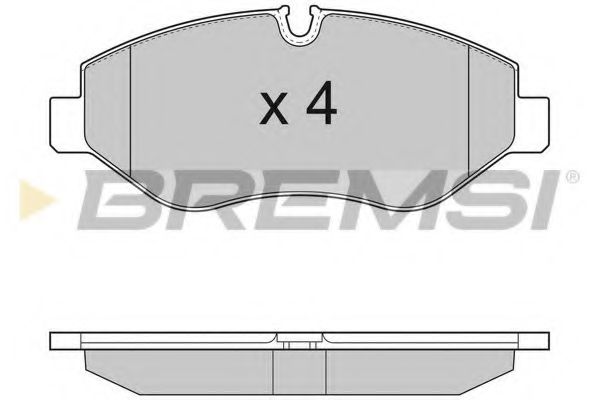 Тормозные колодки BREMSI BP3292